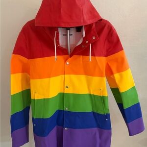 Stutterheim Multicolor Striped Raincoat